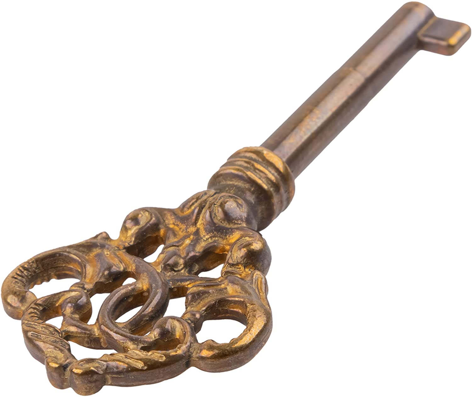 Buy Antique Brass Skeleton Key Grandfather Clock Door Howard Miller