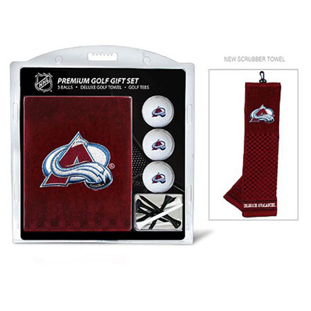 Team Golf 13620 Colorado Avalanche Embroidered Towel Gift Set