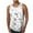 White, variant on New Men's Casual Plus Size Print Tank Top Sports Sleeveless Round Neck T-shirt Pullover Blouses