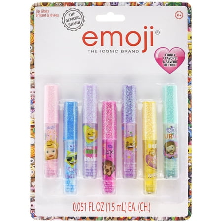 License Emoji 7pk Lip Gloss Set