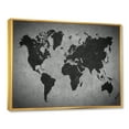 thumbnail image 3 of Designart 'Ancient World Map IX' Vintage Framed Canvas Wall Art Print, 3 of 5