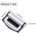 thumbnail image 2 of 2-Pack Silver Car Seatbelt Buckle Guard, Child Seat Belt Lock Seatbelt Buckle Cover Seat Belt Lock Cover Black Seat Belt Lock, Buckle Guard for Kids/Special Needs, Fit Most Car, 2 of 8