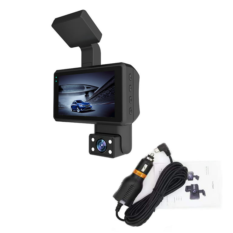 VSYSTO 4CH HD 1080p Backup Cameras, Dash Cam for Semi Trailer Truck Van Tractor RV, 7.0'' Monitor 2 Split Screen GPS Front & Sides & Rear Camera DVR