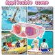 thumbnail image 5 of Gafas de natación rosas para niños (4-12 años), gafas impermeables y de protección UV para niños y niñas, máscara de natación infantil, incluidos tapones para los oídos. Rojo Verde MX-0133957FYD, 5 of 5
