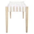 thumbnail image 4 of Safavieh Amalia Leather Bench, 4 of 9