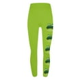 thumbnail image 5 of lcziwo Womens St Patricks Day Leggings Shamrock Leaves Print Pant Slim Fit Tummy Control Workout Leggings Irish Green Yoga Pants Green XL, 90 Percent off Clearance Sale, 5 of 6