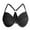 Black, variant on Fiaer Women's Front Closure Bra Underwire Unpadded T-Back Plus Size Lacy Full Coverage Racerback T-Shirt Unlined Bras White 95F
