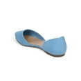 thumbnail image 3 of New Women Breckelles Dolley-52 Faux Suede Pointy Toe d'Orsay Flat, 3 of 5