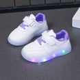 thumbnail image 2 of WXFAZCVU Kids Light Up Sneakers Boys Versatile and Lightweight Sport Shoes Everyday Wear Size 8.5, 2 of 5