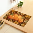 thumbnail image 6 of PRETXORVE Bath Mats, Doormat, Orange Pumpkin Bath Mat for Bathroom, Pumpkin Orange Bathroom Rug Non Slip Bathtub Rug Bathroom Tub Diatomaceous Mud Shower Rugs Washable, 6 of 8