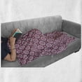 thumbnail image 6 of Mandala Soft Flannel Fleece Throw Blanket, Eastern Pattern with Flower Style Forms Folk Traditional, Cozy Plush for Indoor and Outdoor Use, 70" x 90", Dried Rose Sea Green, by Ambesonne, 6 of 6