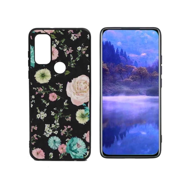Compatible with Motorola Moto G Pure Phone Case, Floral 120 Case Men Women, Flexible Silicone Shockproof Case for Motorola Moto G Pure