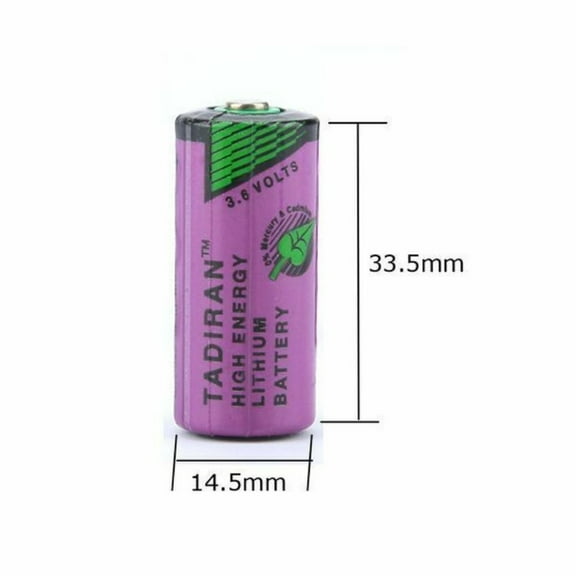 PROTOW (1-Pack) TL-5955 2/3AA 1650mAh 3.6V Lithium PLC Battery Replacement for Tadiran TL-2155 TL-4955 TL-5155 TL-5955 SL-361 ER14335