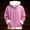 Pink, variant on Womens Hoodies Long Sleeve Hoodie Zip Up Women Cozy Sweatshirts for Women Womens Jacket Fall Basics Daily Wear