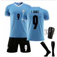 thumbnail image 1 of Nuevo 2021/2022 Kids Soccer Jersey 9# L.suarez 21# E.cavani Football Jerseys Suit Shorts/calcetines Set-B9 Bule-18 BmatwkZeng Bmatwk Jersey, 1 of 2