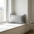 thumbnail image 6 of Pillow Shams, Microfiber Standard, Fade, Wrinkle and Shrinkage Resistant Soft Pillow Covers with Envelope Closure Sham Cover for Hot Sleepers Gray, 6 of 6