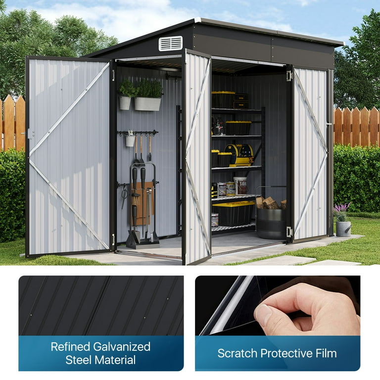 Walmart Black Friday Deals 2025 - Sunmthink 8'x4' Metal Storage