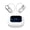 White, variant on Intelligent Earphones, Full-Color Touch Display Bluetooth Earbuds ，Dynamic Stereo Sound Earbuds with ENC Call Noise Canceling Mic