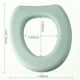 thumbnail image 2 of Etiqueta engomada de la almohadilla de la cubierta del asiento del inodoro, almohadilla suave del cojín del asiento del inodoro Universal con diseño autoadhesivo para el baño, 2 of 6