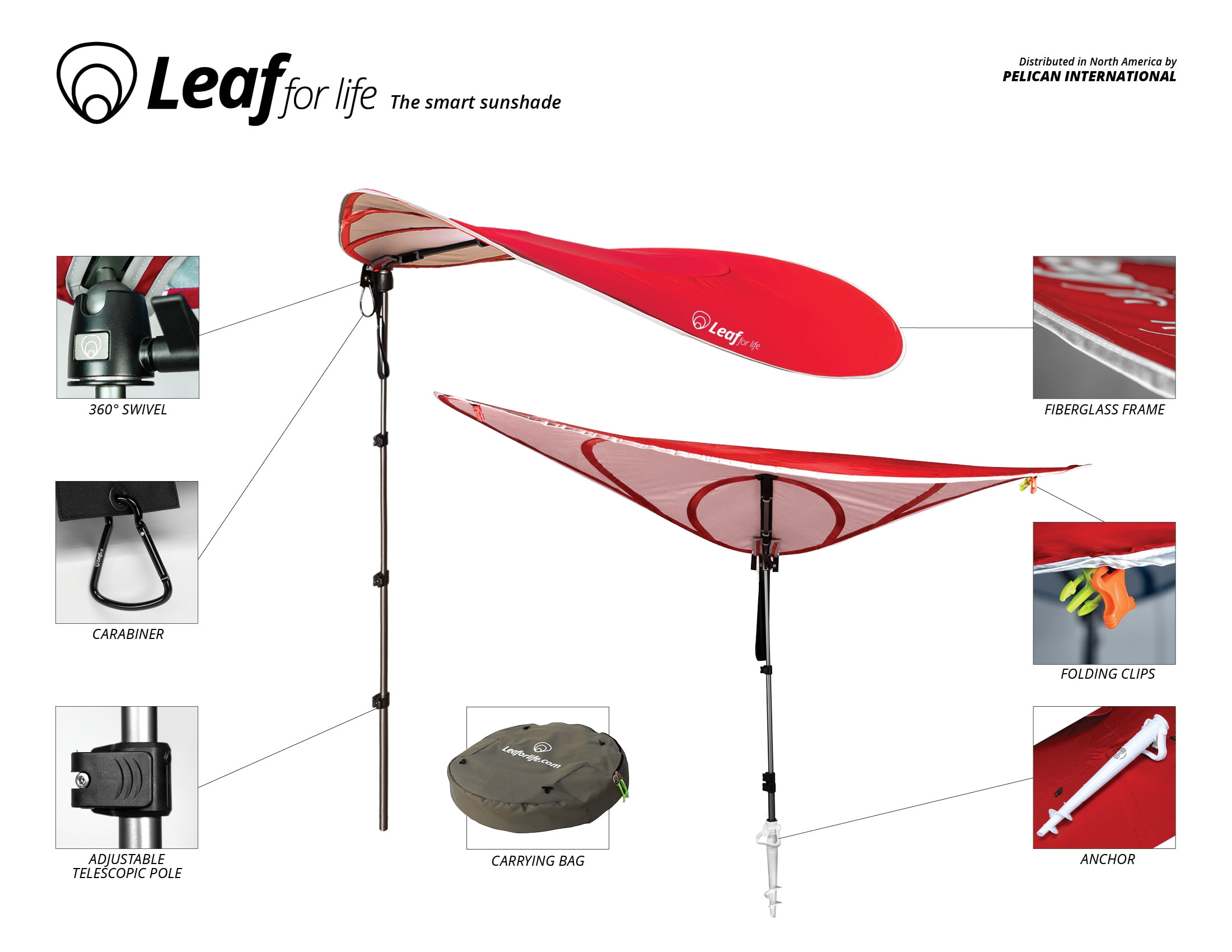 Leaf for Life LFL Beach Umbrella