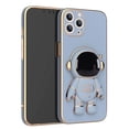 thumbnail image 1 of 3D Plating Astronaut Hidden Stand Case Cover Cute Astronaut Stand Phone Case para IPhone 12Pro TPU Cover, 1 of 4