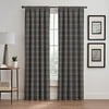 Emerson Stripe 108-Inch Rod Pocket/Back Tab Window Curtain Panel in Haze