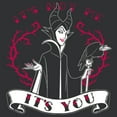 thumbnail image 2 of Women's Sleeping Beauty Maleficent Valentine's Day It's Not Me, It's You  Racerback Tank Top Black Heather Large, 2 of 4