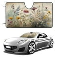 thumbnail image 3 of Wildflower Car Windshield Sun Shade Universal Fit Car Front Window for Trucks SUV Van Sunshade Visor Auto Vehicle Shield Reflector Blocking Screen Cover 51"x28", 3 of 7