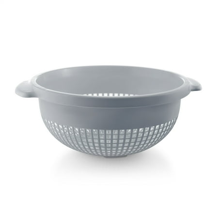 White Plastic Strainer - YBM Home 14 In. Round Deep Plastic Strainer Colander Use for Pasta, Noodles, Spaghetti, Vegetables