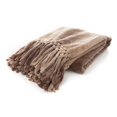 thumbnail image 2 of Gouchee Home Rio Plush Throw Blanket – Charcoal Ultra-Soft Polyester with Fringes – Cozy Decorative Accent for Couch, Bed or Living Room, 2 of 5
