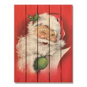 Day Dream HQ FS2836 28 x 36 in. Forest Santa Inside & Outside Cedar Wall Art