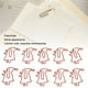 thumbnail image 3 of Clips De Papel, Resistencia Al Deslizamiento Santa Clips De Papel Pequeños Dibujos Animados Multifuncional Fijo Ligero Para La Escuela, 3 of 8