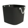 thumbnail image 2 of Life Story 42 Qt Flexi Tub, Versatile Storage Tote Home Organizer w/ Handles, Black 4 Pack, 2 of 4