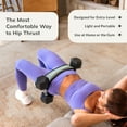 thumbnail image 5 of Bellabooty Hip Thrust Belt Mini for Dumbbells Kettlebells and Plates Home Gym Workout Exercise Equipment, 5 of 8
