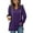 Summer Tops Purple, variant on Womens Long Length Drawstring Hoodies, Long Sleeve Pullover for Women Spring Casual Solid Color Side Slit Hooded Sweatshirts with Pockets