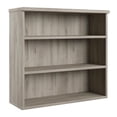 thumbnail image 2 of HomeFare Industrial Farmhouse 3 Shelf Bookcase Gray Weathered Oak, 2 of 8