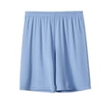 thumbnail image 4 of Krdevn Boys & Girls' Lounge Shorts, Ultra-Soft Solid Color Summer Casual Shorts,Dark Blue, 4 of 4
