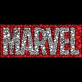 thumbnail image 2 of Junior's Marvel Heart Fill Logo Graphic Tee Black 2X Large, 2 of 3