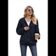 thumbnail image 2 of Sudadera con Capucha y Cremallera de Larga Azul Marino M, 2 of 10