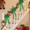 thumbnail image 5 of 3x7 Inch Satin Ribbon Christmas Tree Bow Ornament,Xmas Accessory for Garland Front Door Wreath Fireplace,Rustic Holiday Party Decor for Indoor Outdoor Home Mantle Window Wall Table Entryway Decor, 5 of 6