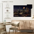thumbnail image 5 of Elephant Stock Minneapolis Nightscape Wall Art - Horizontal Canvas Wall Art - Living Room Wall Decor - Places Canvas - Black And Brown Decor - 30" x 20", 5 of 8