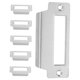 thumbnail image 5 of OULII 6Ud De Refuerzo Para Puerta Seguridad Fácil Instalación Metal Plata, 5 of 8