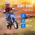thumbnail image 2 of Hiboy DK1 36V Electric Dirt Bike,300W Electric Motorcycle - Up to 15.5MPH & 13.7 Miles Long-Range,3-Speed Modes Motorcycle Blue, 2 of 7