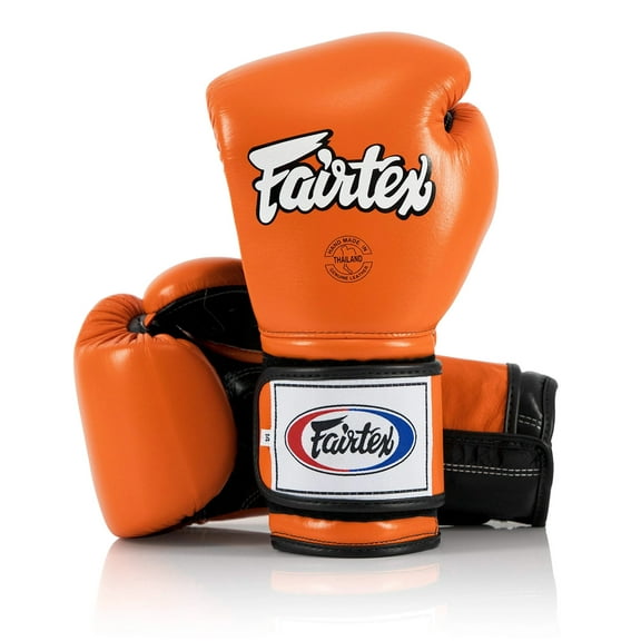 Fairtex BGV9 Mexican Style Orange Black Muay Thai Boxing Glove - Heavy Hitter