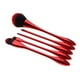 thumbnail image 3 of Juego de Pinceles de Maquillaje Zulema Profesional 5 Piezas Kabuki Rojo, 3 of 6
