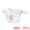 Clear 60ml 2Pcs, variant on Unique Bargains PS Material Measuring Cup for Kitchen Tasks Clear 60ml 2Pcs