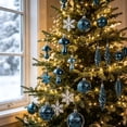 thumbnail image 6 of 28Pcs Christmas Ball Ornaments, Navy Hanging Spherical Pendants, Shatterproof Tree Decorations for Christmas Tree Home Party Wreath Garland, Holiday Baubles, 6 of 6