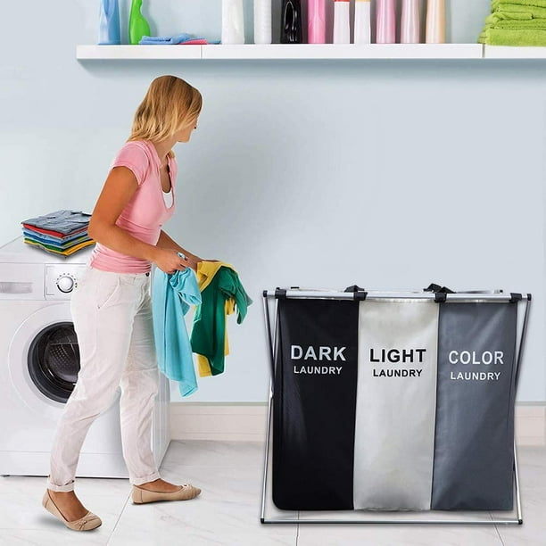 Light dark washing basket deals