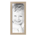 thumbnail image 2 of ArtToFrames 9" x 21" Natural Oak Picture Frame, 9x21 inch Brown MDF Poster Frame (WOM-4299),  Pack, 2 of 8