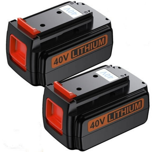 3000mAh 40 Volts Lithium Battery for Black & Decker LBX2040 LBXR36 Cordless Tools, 2-Pack